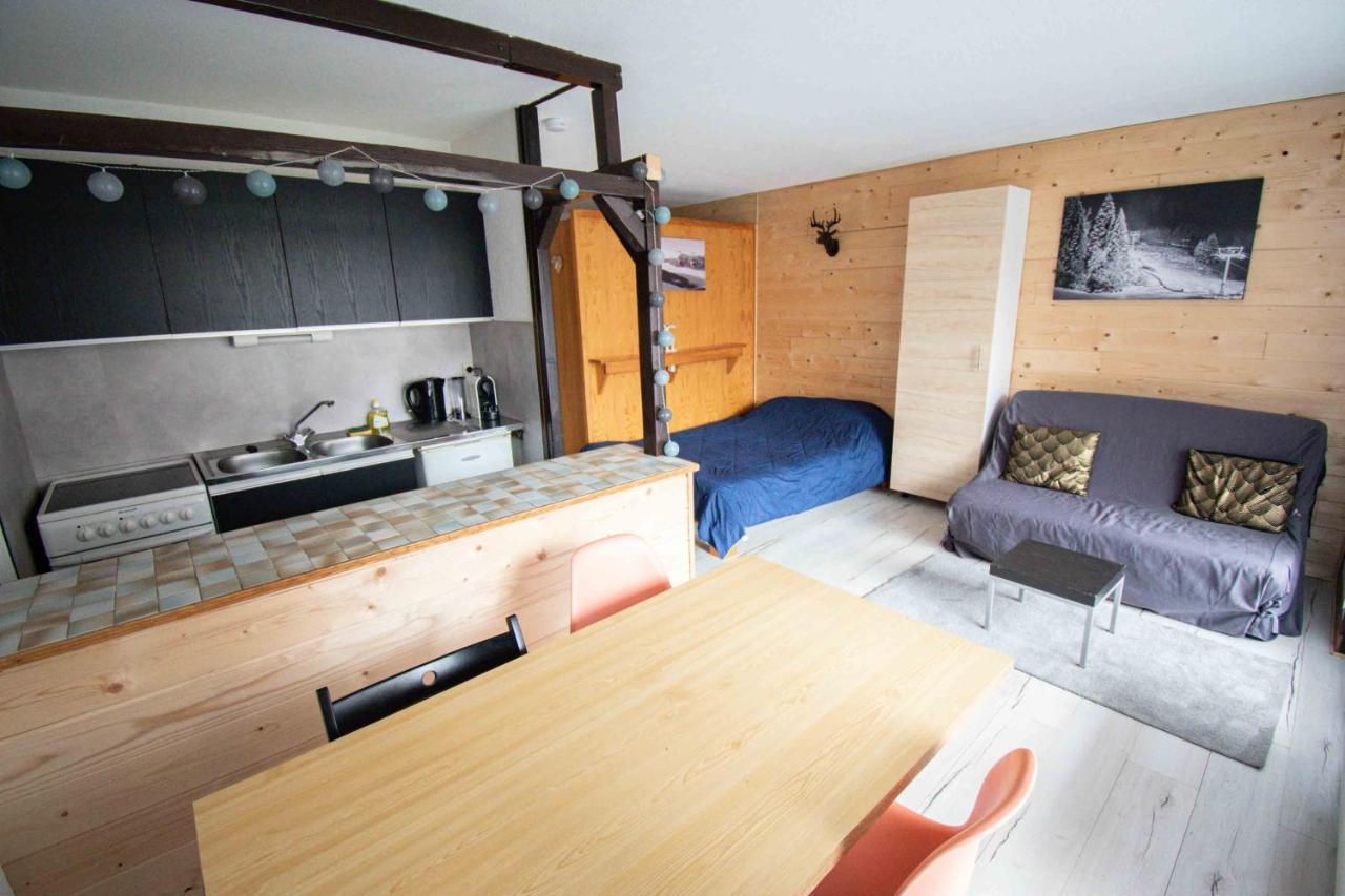 Relai S11: Ski-Side Studio with Mountain View and Wi-Fi Saint-Jean-d'Aulps Exterior photo